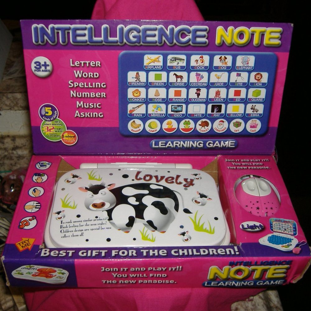 Bilingual English Chinese Laptop Computer Alphabet Pronunciation Early Learning